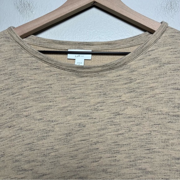 J. Jill Fit Women Sweater XL Tan Scoop Neck‎ Boxy Oversized Casual Lounge Travel - Picture 5 of 10